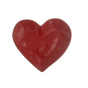 Threshold Red Heart-Shaped Stoneware Dish Serving Dish